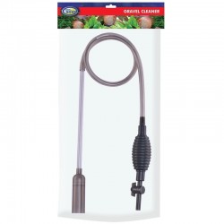 Aqua Nova GC-VAL-GREY Gravel Cleaner with Priming Pump and Shut-Off Valve