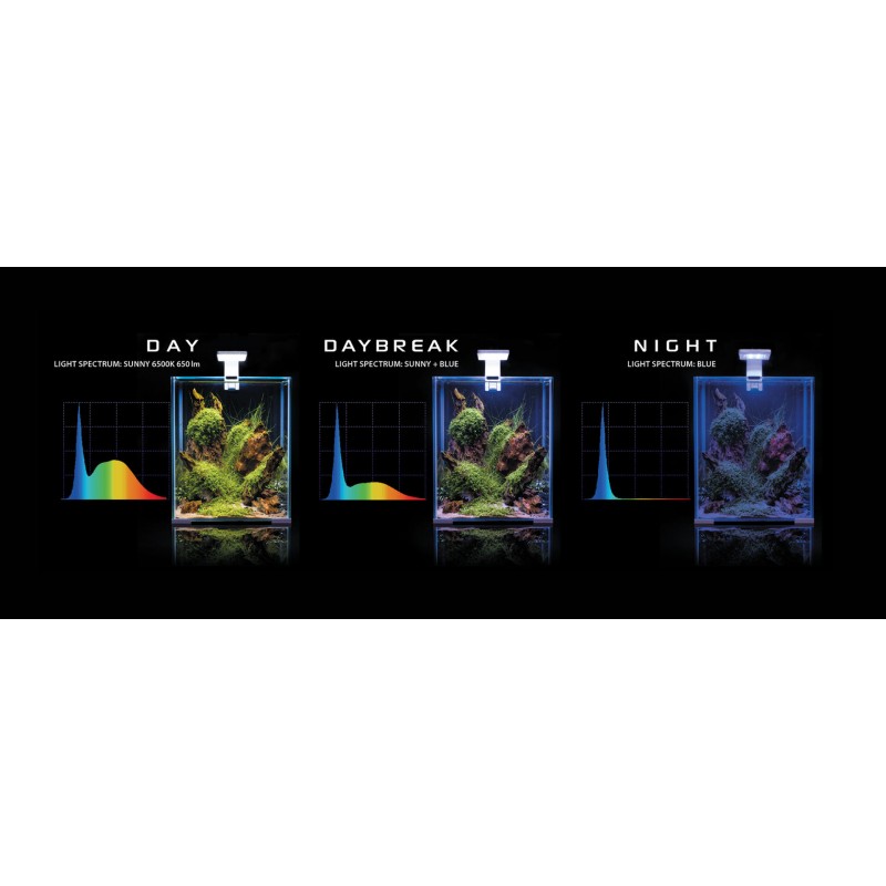 Aquael SHRIMP SET DAY&NIGHT 20l white