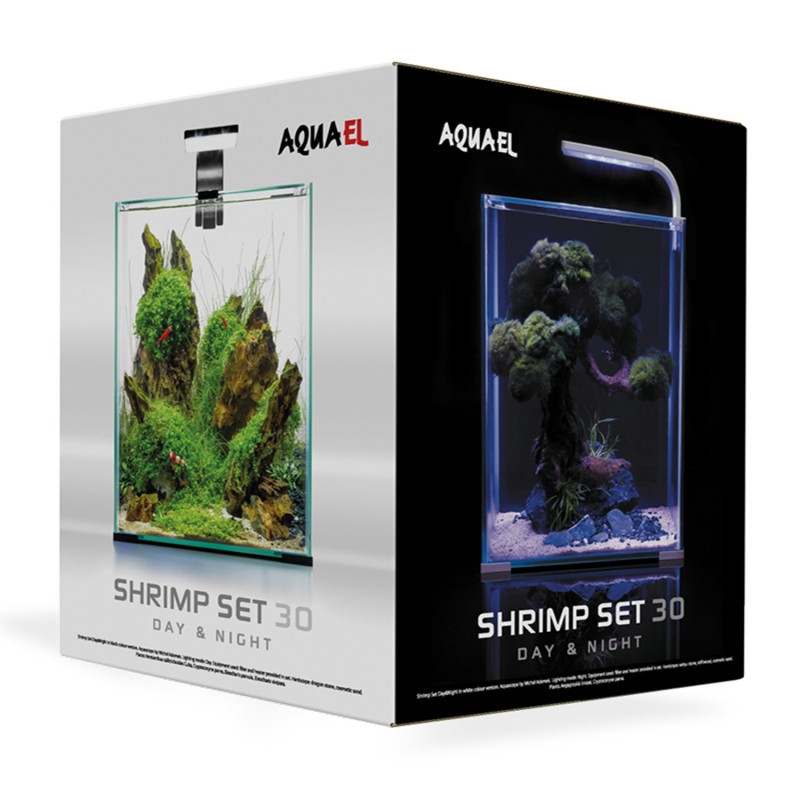 Aquael SHRIMP SET DAY&NIGHT 30l black