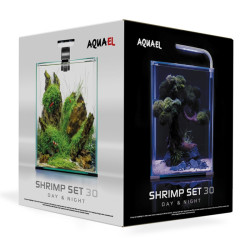 Aquael SHRIMP SET DAY&NIGHT 30l white