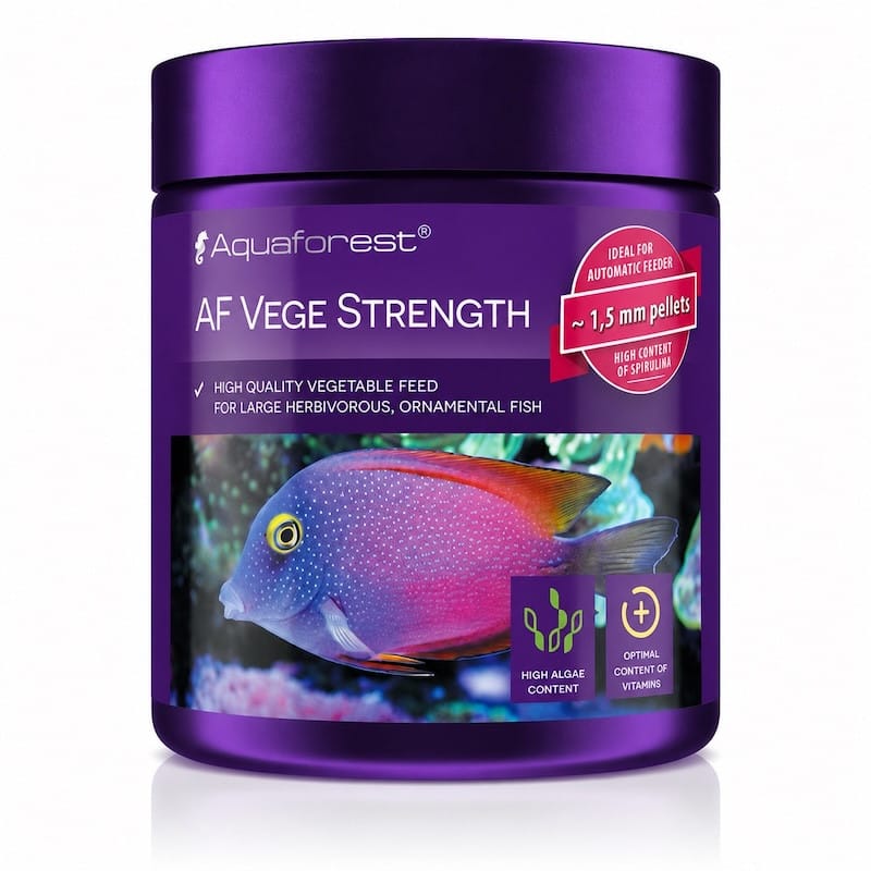 Aquaforest AF Vege Strength 100g – Vegetable food for fish and invertebrates.
