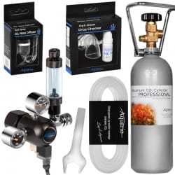 Aquario Professional 2.0 – CO2 set with solenoid valve + 8l cylinder – full