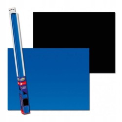Black – Blue background 60x30cm