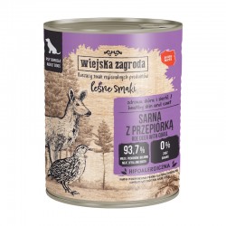 Country of Animals Forest Flavours Roe Deer with Quail wet food for adult dogs 800g