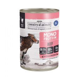 Country of Animals MONOPROTEIN Beef wet food for adult cats 400g