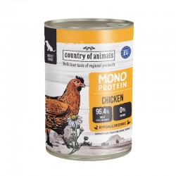 Country of Animals MONOPROTEIN CHICKEN wet food for adult dogs 400g