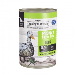 Country of Animals MONOPROTEIN DUCK wet food for adult dogs 400g