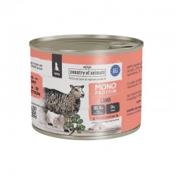 Country of Animals MONOPROTEIN LAMB wet food for Puppies 200g