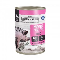 Country of Animals MONOPROTEIN PORK wet food for adult dogs 400g