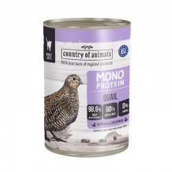 Country of Animals MONOPROTEIN Quail wet food for adult cats 400g