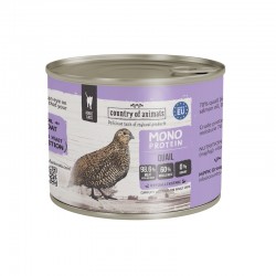 Country of Animals MONOPROTEIN Quail wet food for adult cats 200g