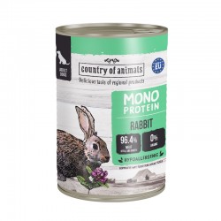 Country of Animals MONOPROTEIN RABBIT wet food for adult dogs 400g