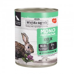 Country of Animals MONOPROTEIN RABBIT wet food for adult dogs 800g