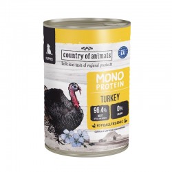 Country of Animals MONOPROTEIN TURKEY wet food for Puppies 400g