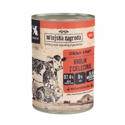 Country of Animals Rabbit with Veal Kitten 400g