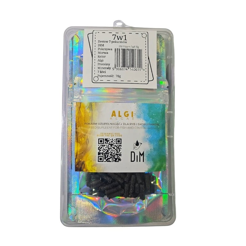 DIM 100% natural food for Shrimp 7 x 10g