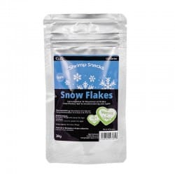 GlasGarten Shrimp Snacks Snow Flakes, Chard-Spinach 30g