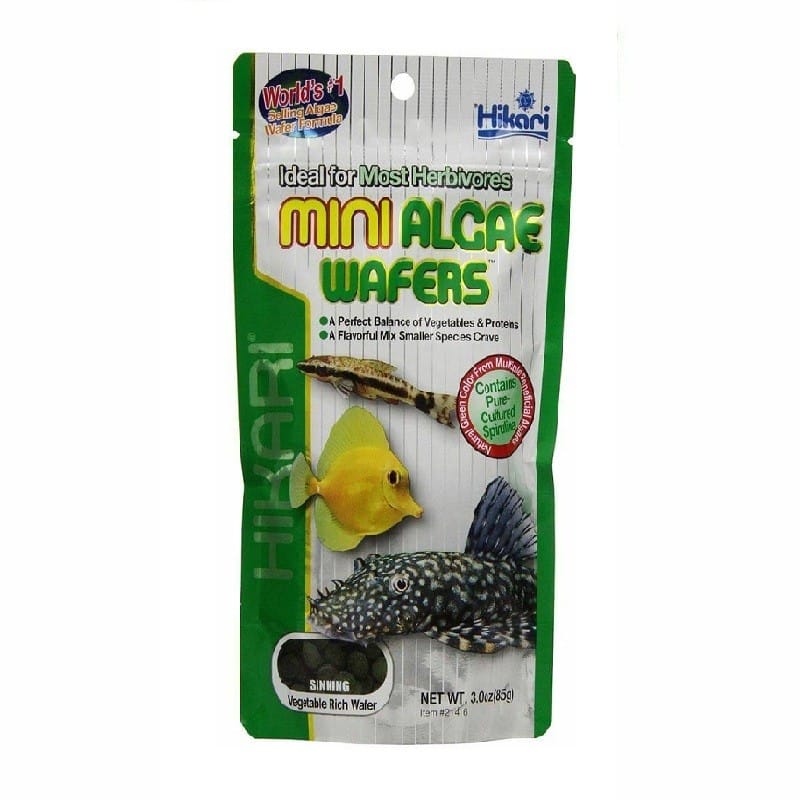 Hikari Tropical MINI ALGAE WAFERS 22g for Most Herbivores