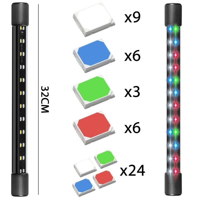 Kruger Meier LAFLORA S-Line 40 – LED Aquarium Tube Light 32cm