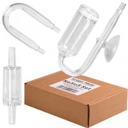 Kruger Meier NeXus Set CO2 – elbow diffuser and non-return valve for CO2