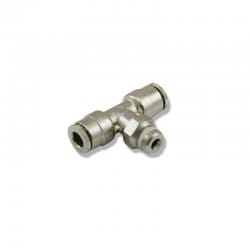 Metal T-connector 6mm with 1/8″ thread