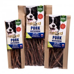 Milord Pork strips – Natural Dried Dog Chews 80g