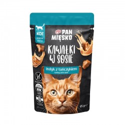 Mr Meaty Chunks in gravy Wet food for cat Turkey with Tuna (adult) 85g