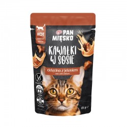 Mr Meaty Chunks in gravy Wet food for cat Veal with venison (adult) 85g