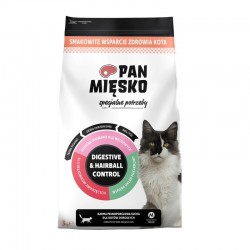 Mr Meaty Dry Cat Food – Special Needs: Digestive & Hairball Control Turkey with Salmon Adult Cats – Medium Kibble 3kg