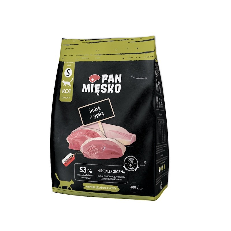 Mr Meaty Dry Cat Food Turkey with Goose S 400g