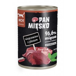 Mr Meaty Wet food for cat Pork with Deer 400g (adult)