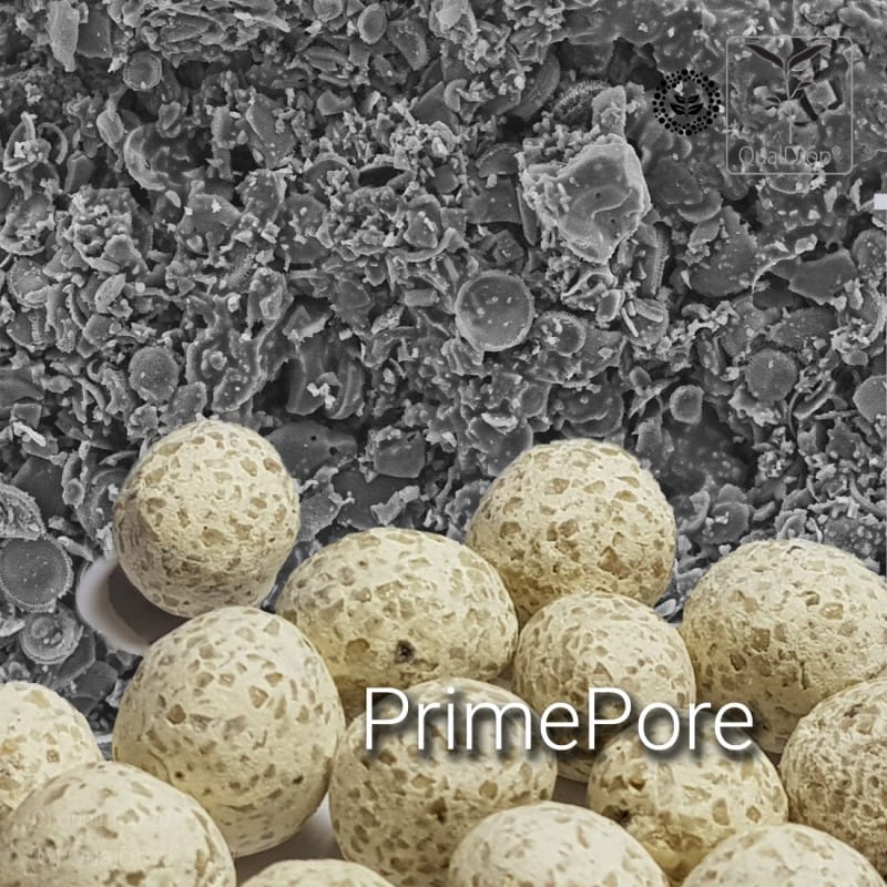 QualDrop PrimePore 500ml ceramic filter material