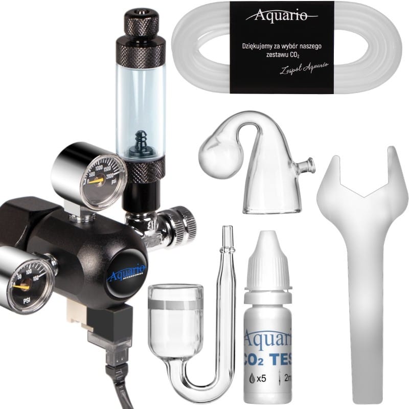 Reducer CO2 Aquario Professional 2.0 with solenoid valve – set