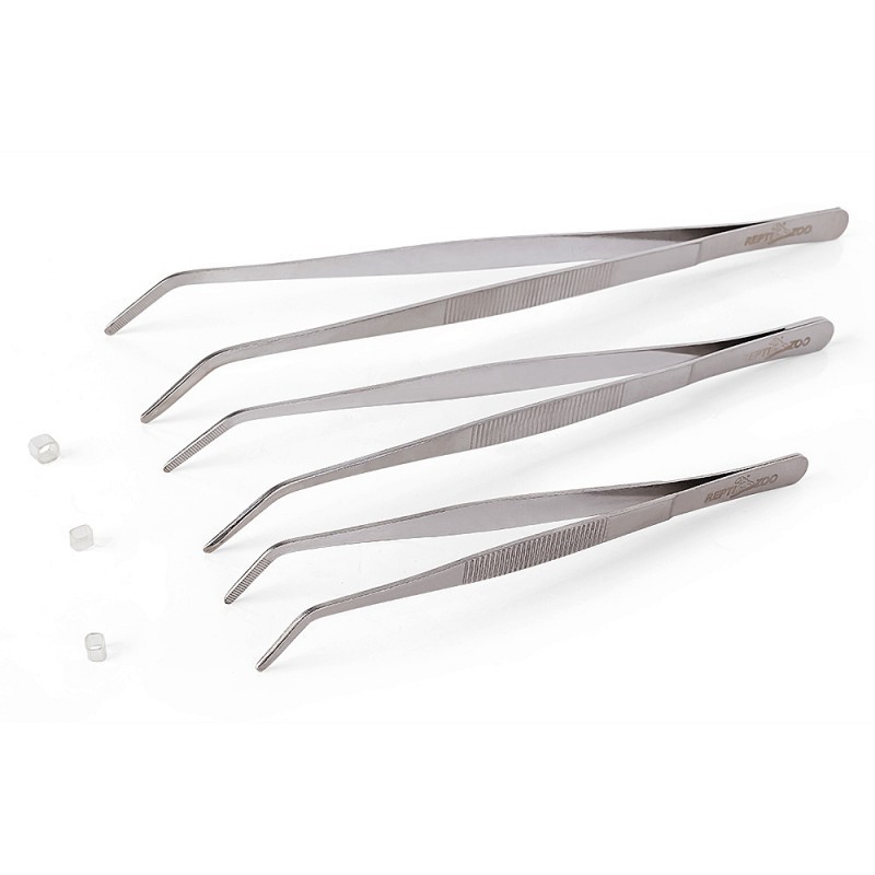 Repti-Zoo Repti Forceps – 25cm bent tweezers
