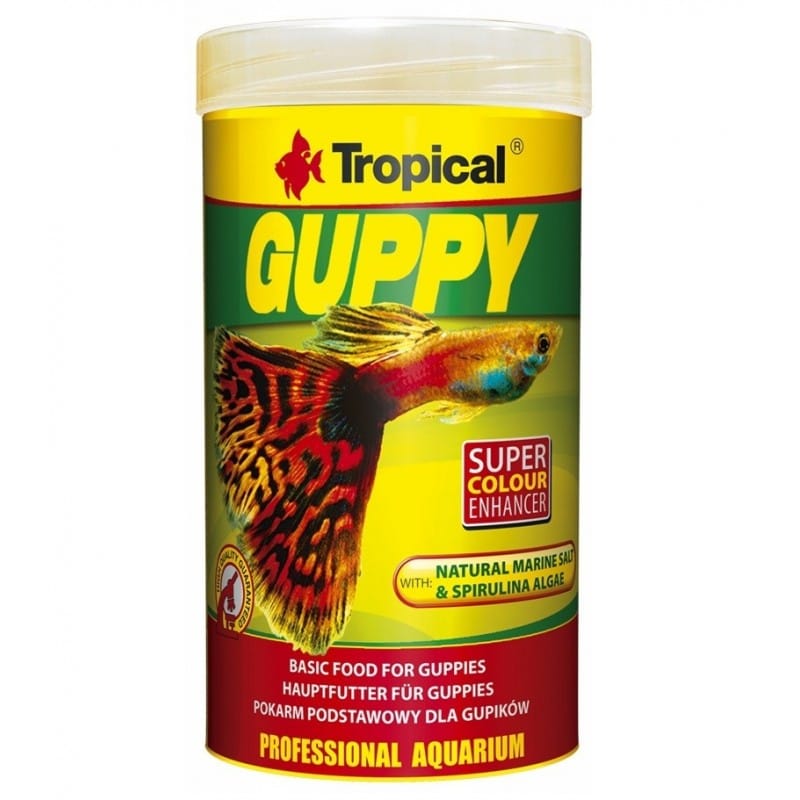 Tropical GUPPY flakes 100ml
