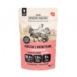 Wet cat food Country of Animals Chicken with Shrimps and Valerian (adult) 100g