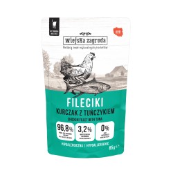 Wet cat food Country of Animals Chicken with tuna fillets (adult) 85g