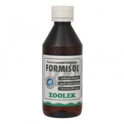Zoolek FORMISOL 250ml destroys molds, bacteria and parasites